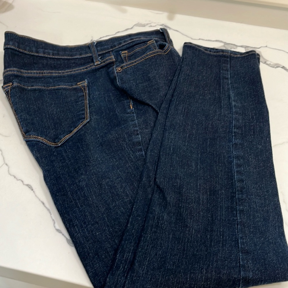 Old Navy Curvy Profile dark denim jeans 👖